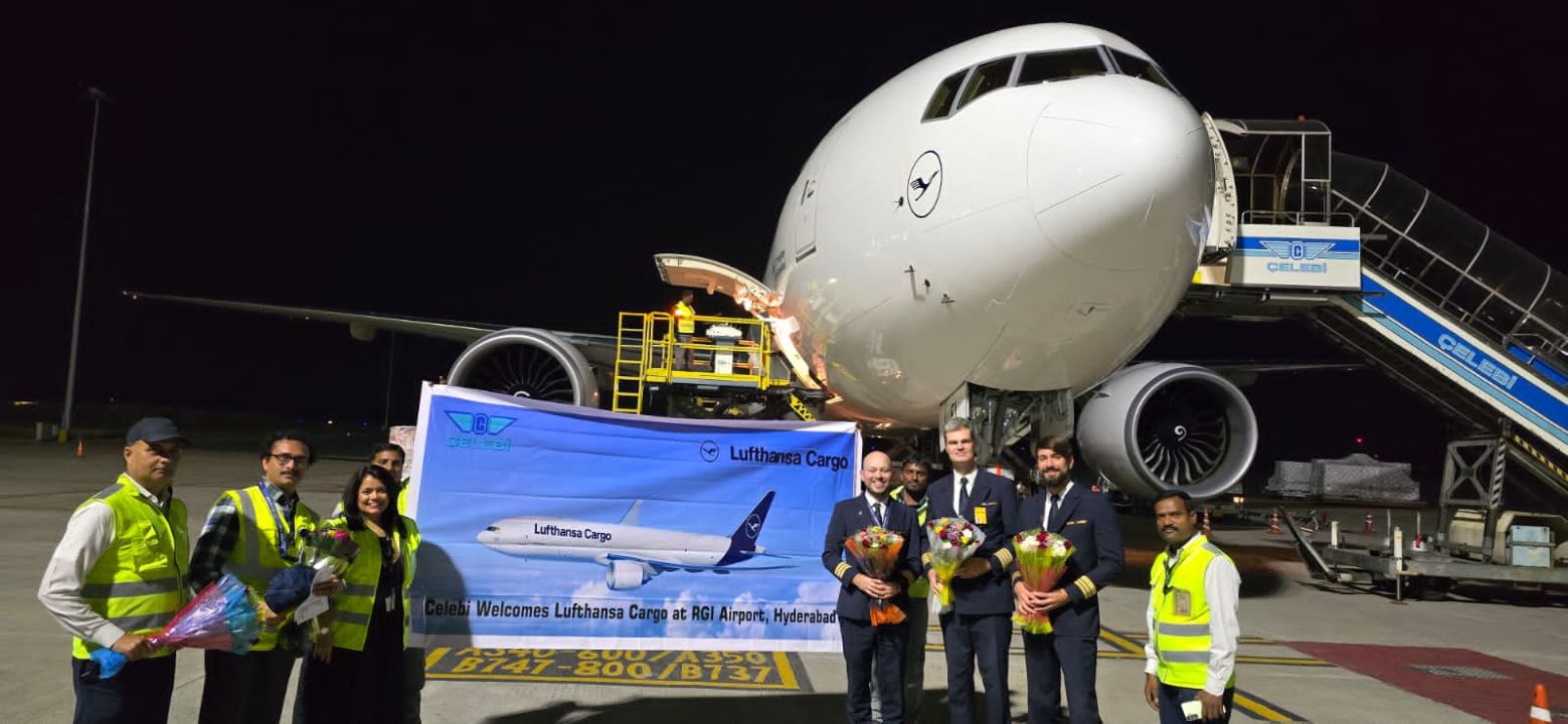 Lufthansa Cargo Reboots Freighter Operations in Hyderabad, Strengthens Partnership with Çelebi India