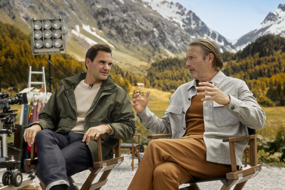 Roger Federer Returns to Celebrate the Swiss Autumn with Mads Mikkelsen