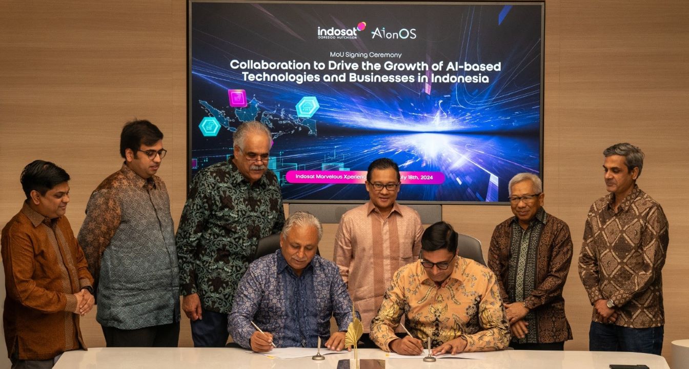 Indosat Ooredoo Hutchison Teams Up with AIonOS to Boost AI Sovereignty in Indonesia