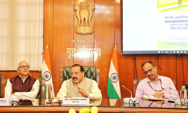 Union Minister Dr. Jitendra Singh unveiled the 69th edition of the e-book Civil List 2024 for IAS officers.