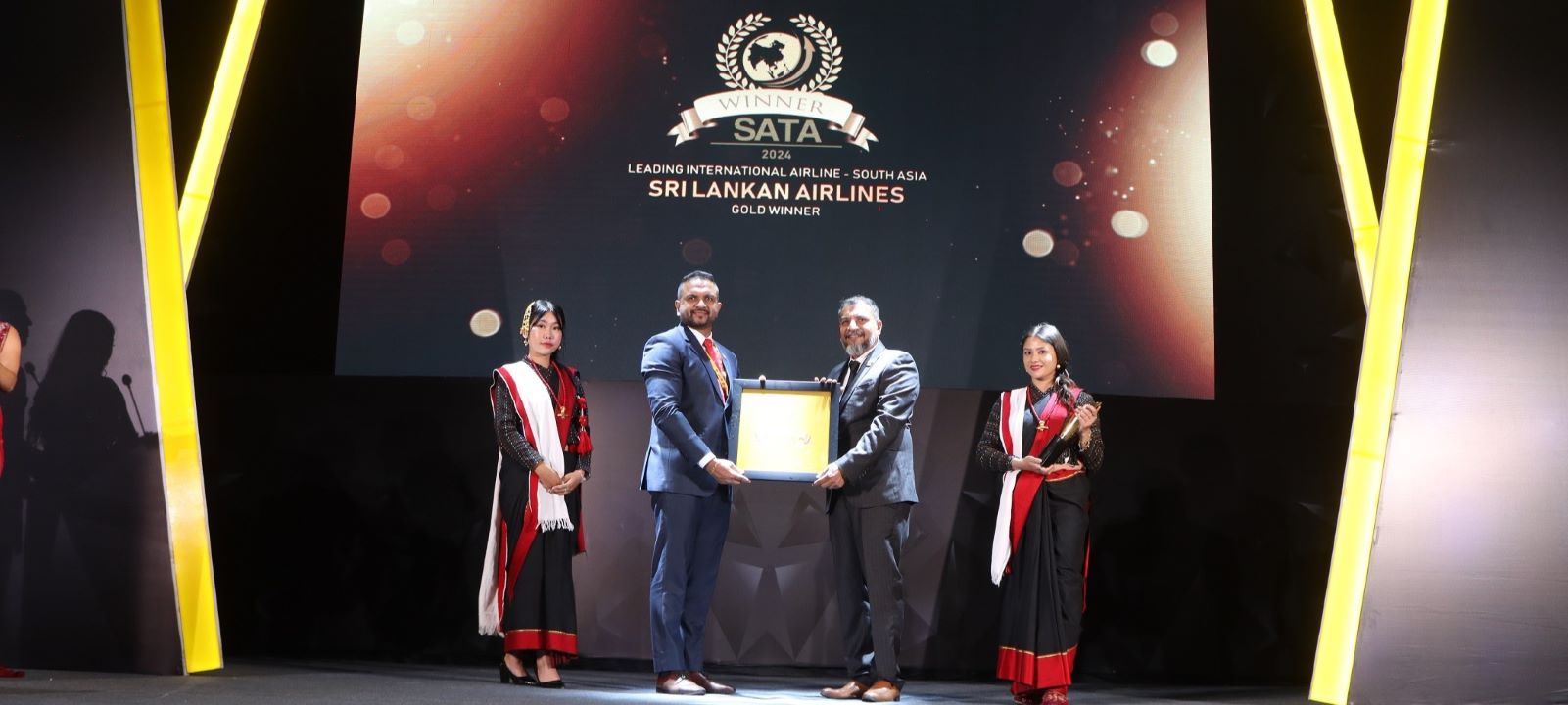 SriLankan Airlines Recognized as Leading International Airline in South Asia at SATA 2024