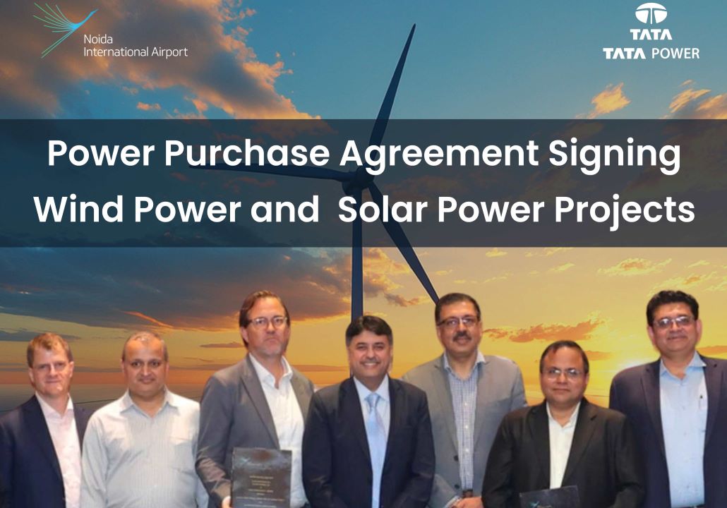 Tata Power and Noida Airport Forge Green Energy Alliance