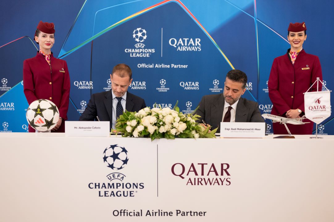 Qatar Airways is Now the Official Airline Partner of the UEFA Champions League!